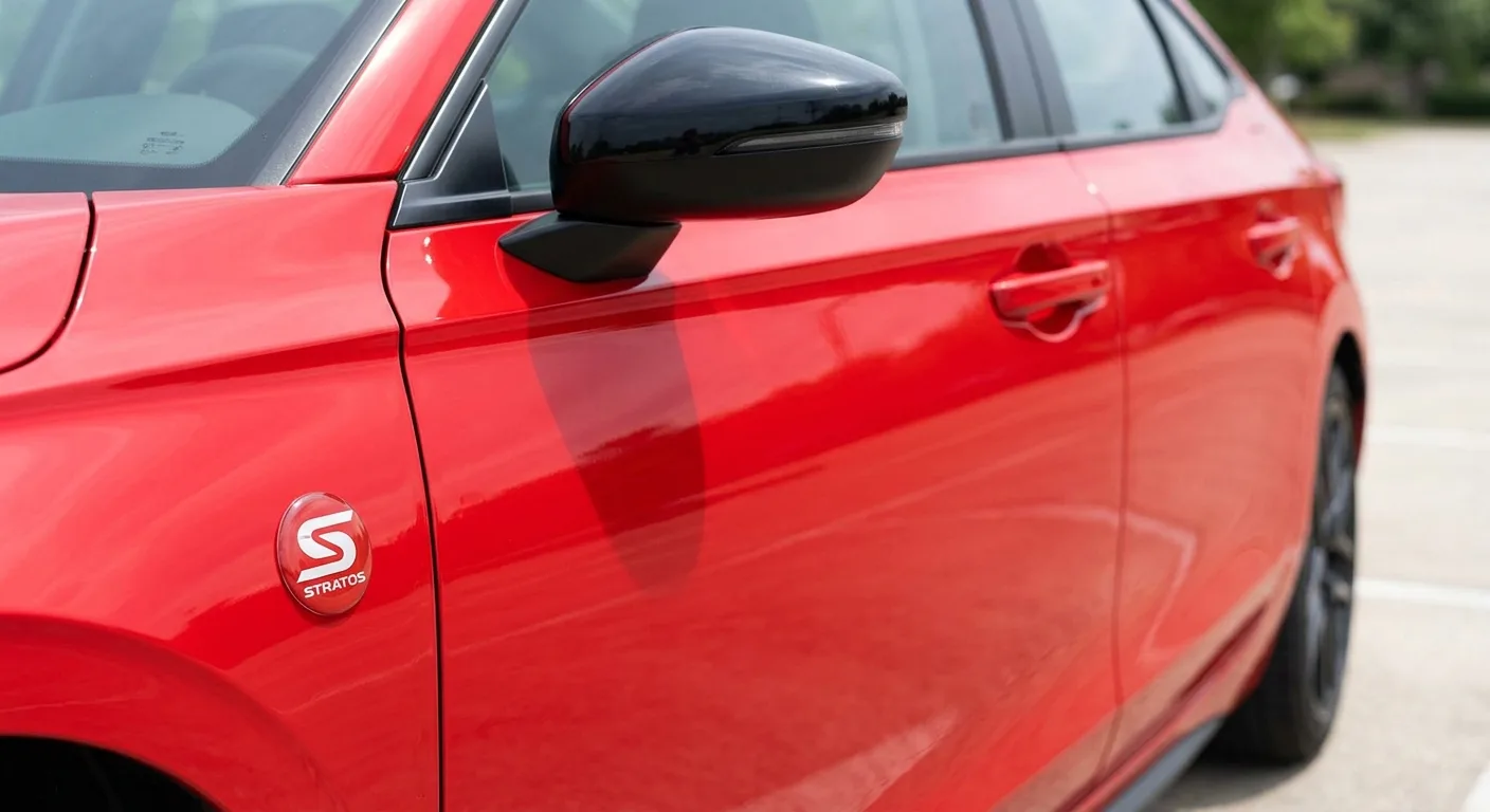 Automotive dome label application 13