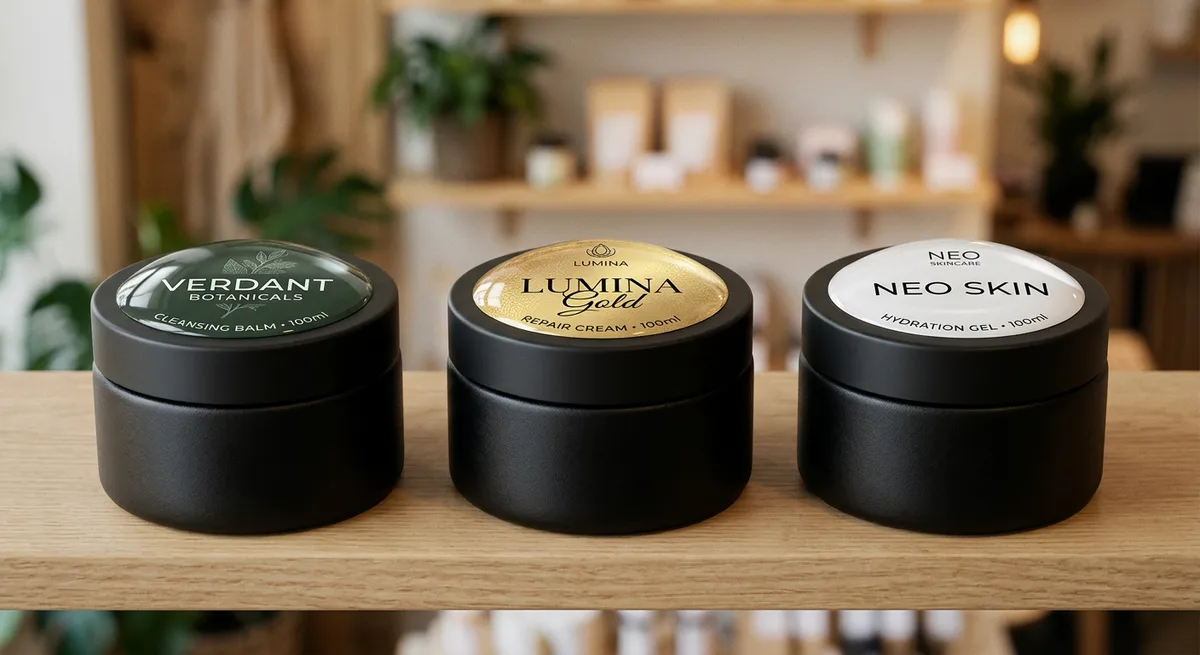 Cannabis CBD dome label application 2