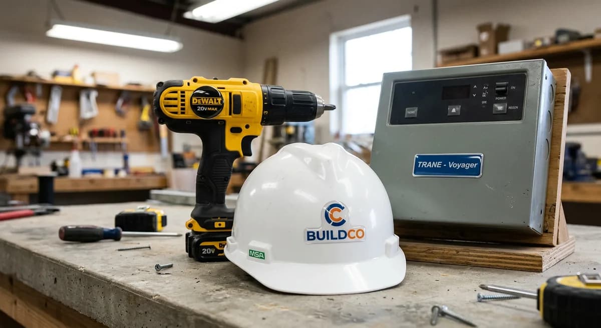 Construction dome labels