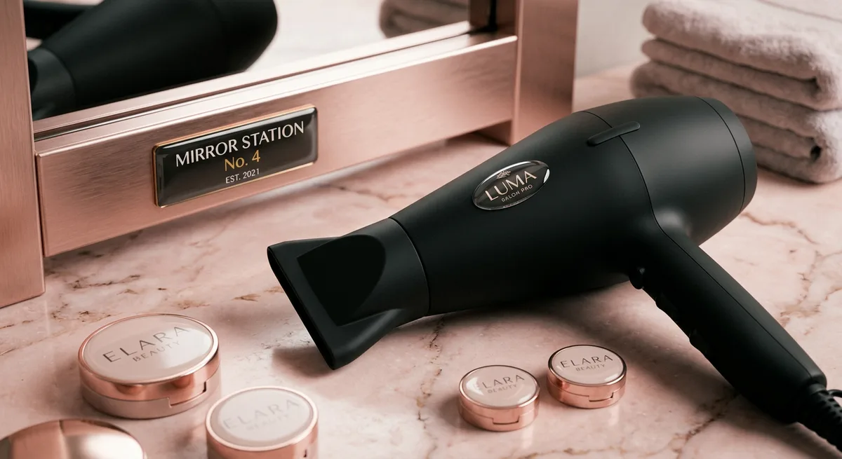 Cosmetics dome labels