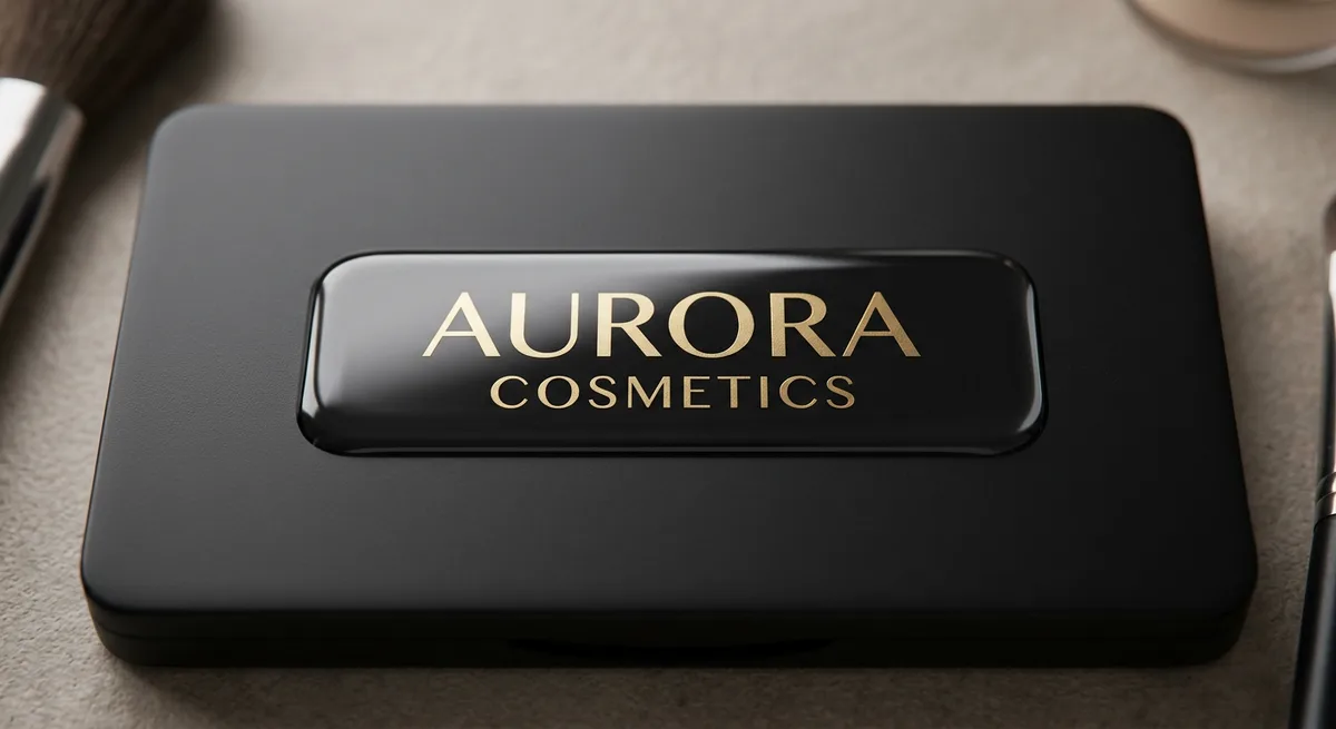 Cosmetics and beauty dome label application 6