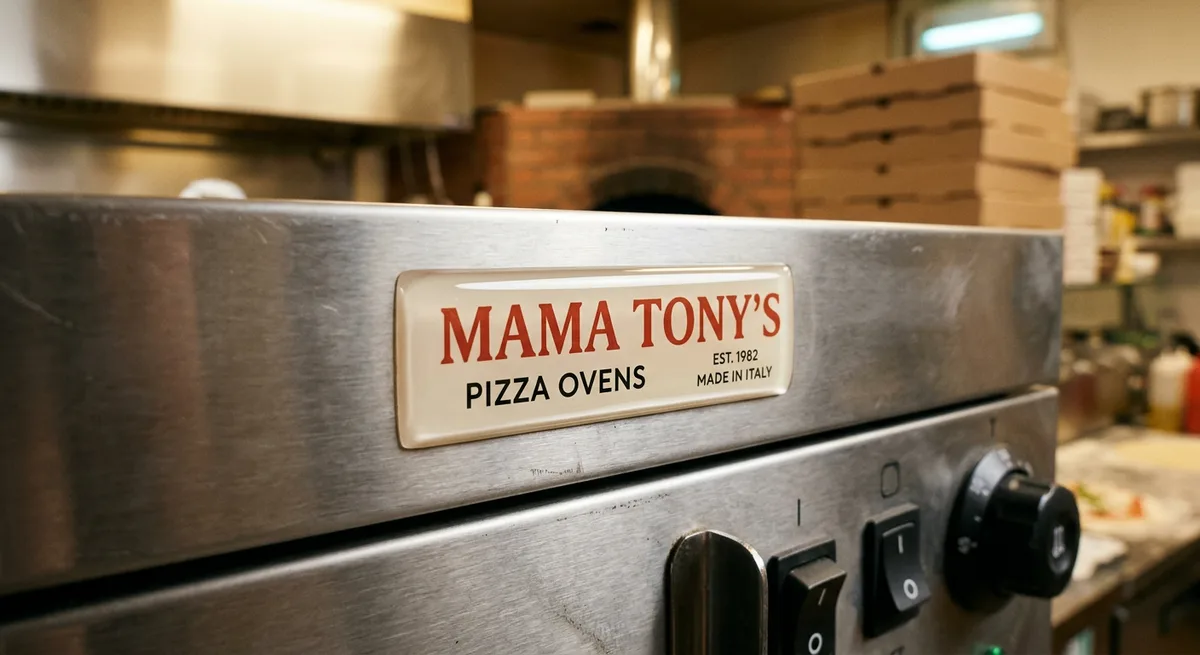 Food and beverage dome label application 7