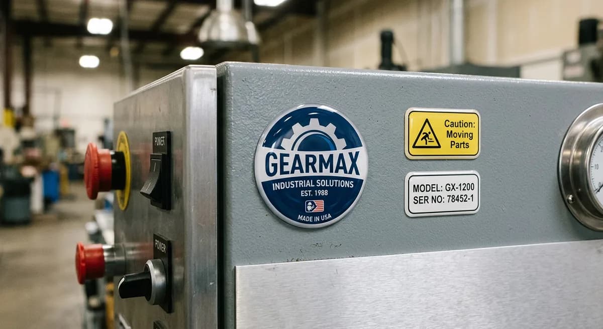 Industrial dome labels