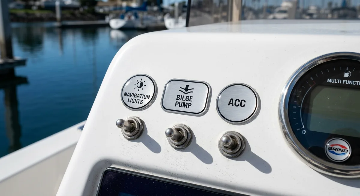 Marine dome labels