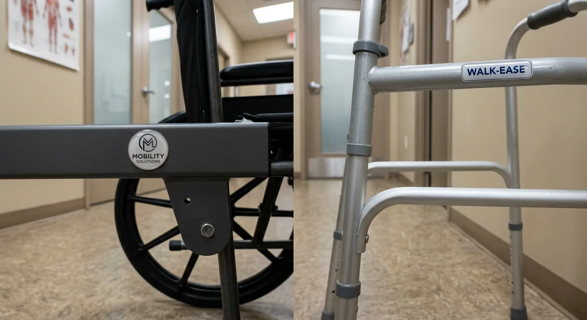 Medical dome label application 4