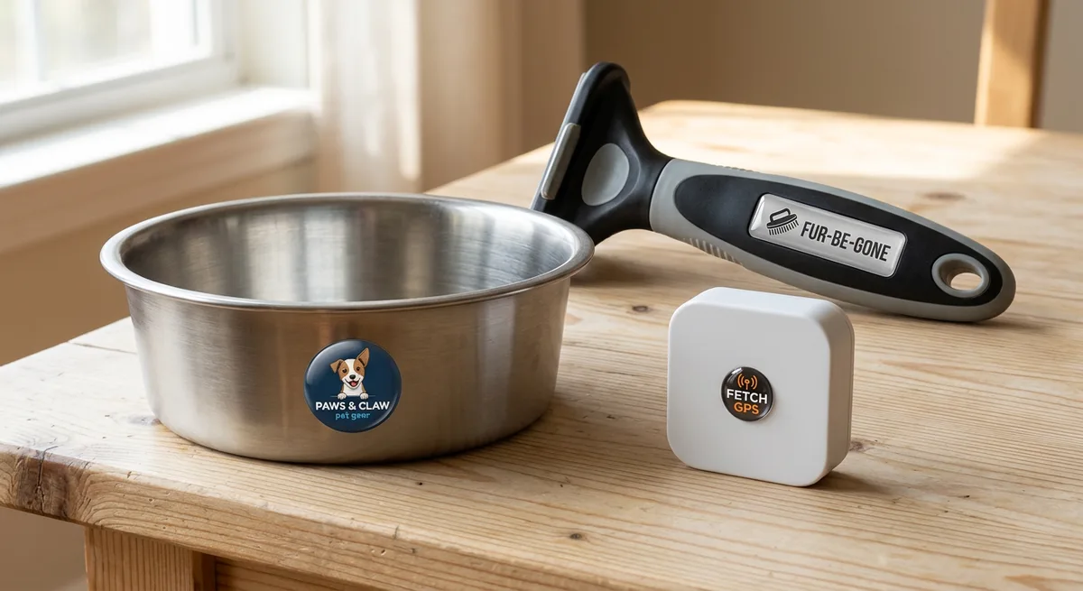 Pet Products dome labels