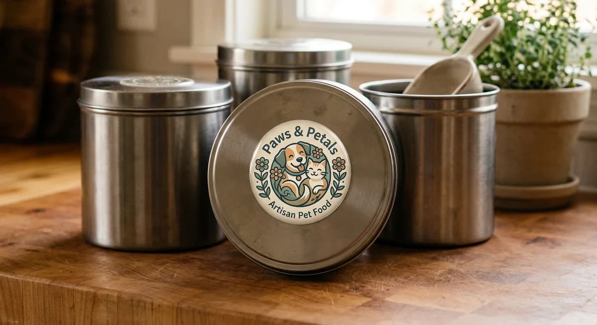 Pet products dome label application 8