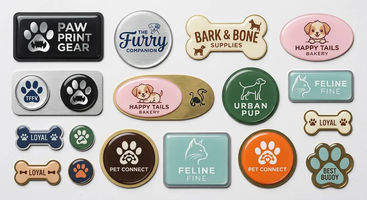 Pet products dome label application 9